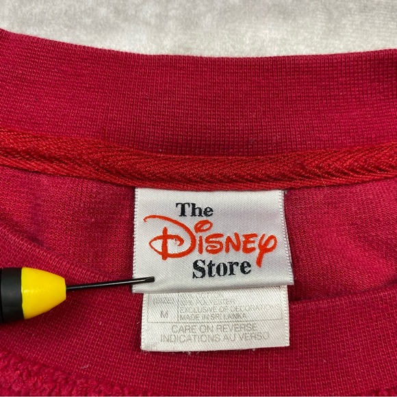 Vintage Disney Lion King Sweater Adult M Red 90s Disney Store Fleece Pullover - Picture 10 of 15
